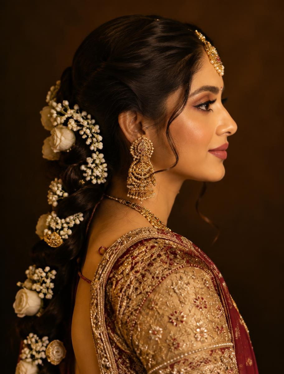 Bridal hairstyling and makeup package